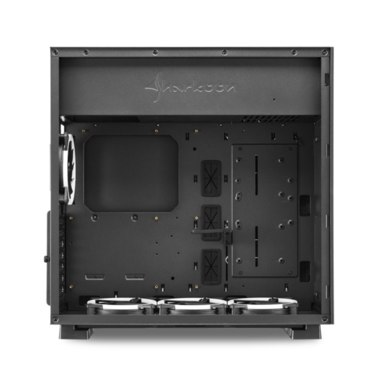 Buy Sharkoon Pure Steel RGB - Mid Tower Steel PC Case - Tempered Glass, RGB, E-A... in Cyprus, Nicosia, Limassol, Larnaka, Pafos