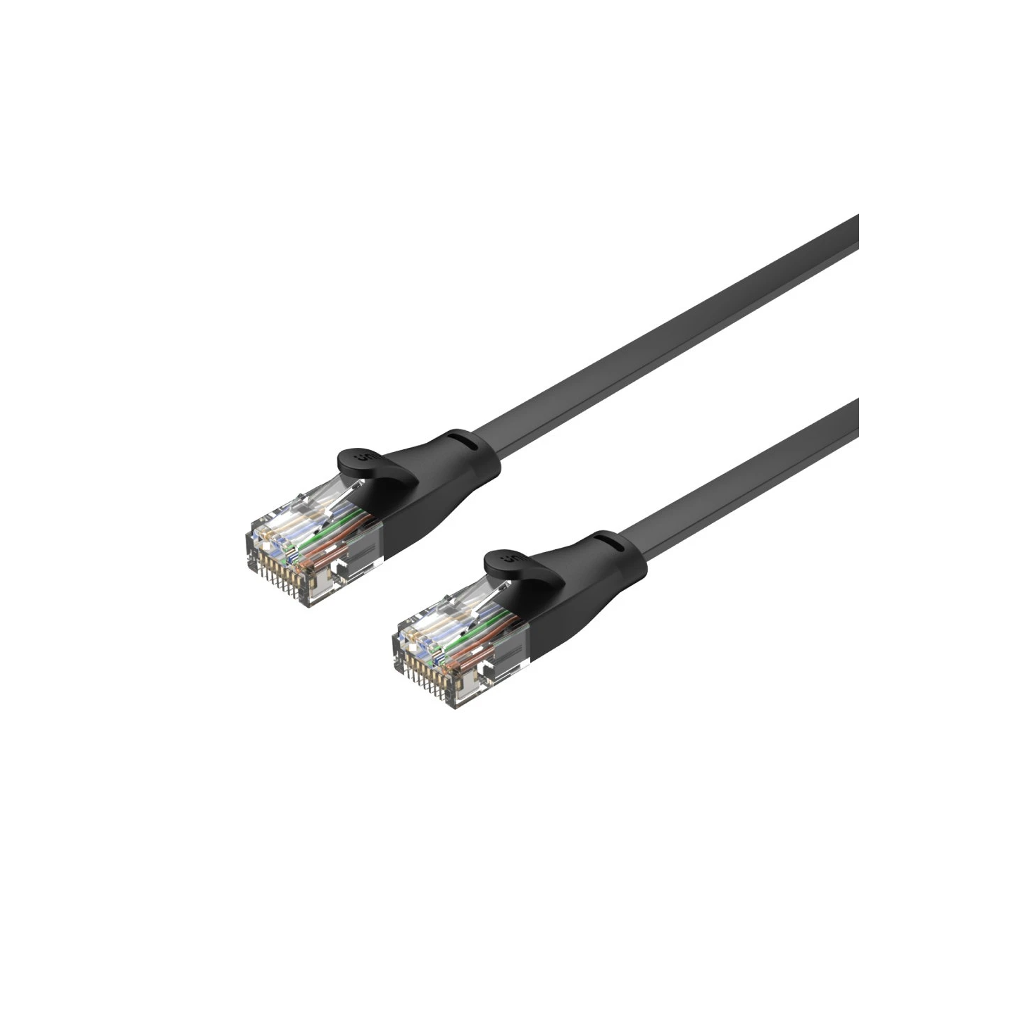 Unitek Flat Patch Cable CAT6 Black 1.0m - C1809GBK - Flat Patch Cable CAT6 Black 1.0m — Buy in Cyprus with Fast Delivery