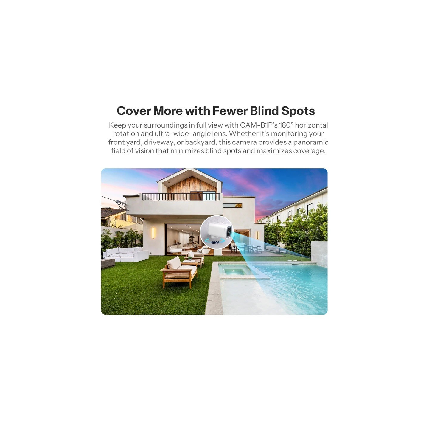 Sonoff Smart WiFi IP Security Camera - CAM-B1P — Buy in Cyprus with Fast Delivery