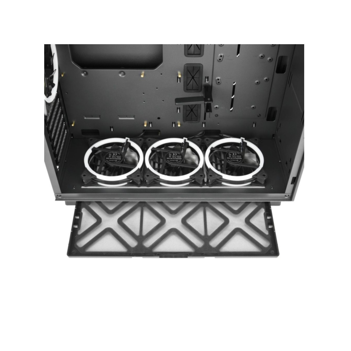 Sharkoon Pure Steel RGB - Mid Tower Steel PC Case - Tempered Glass, RGB, E-ATX/ATX/mATX/Mini-ITX