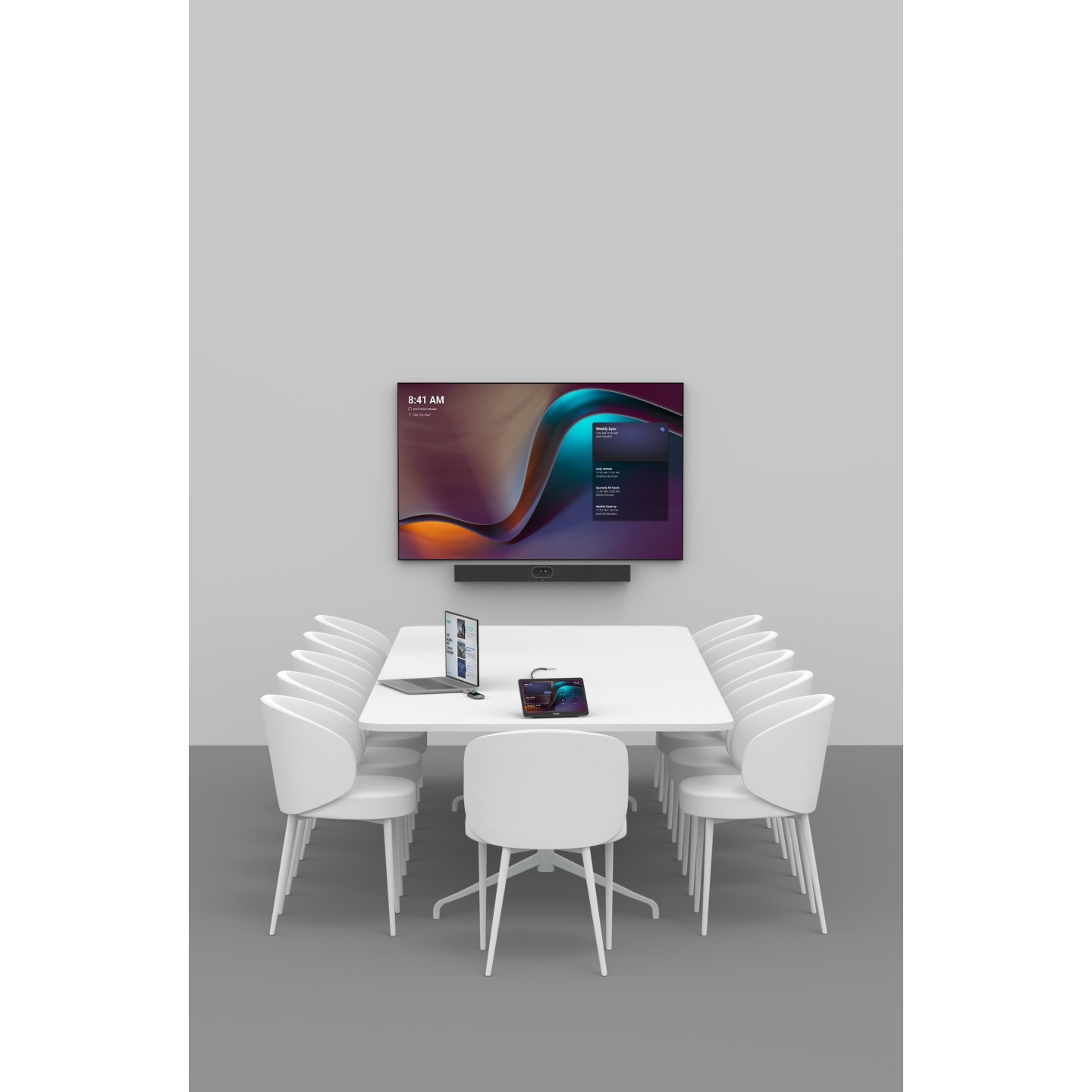 Yealink MeetingBar - A40-031 - MS Teams Room System Android with BYOD & Screen Sharing Support & Touch Console