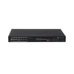 Buy Dahua PoE Switch - PFS3218-16ET-135 - 16ports 16FE + 2GE 135W in Cyprus, Nicosia, Limassol, Larnaka, Pafos