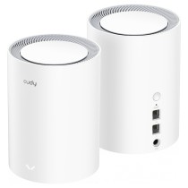Cudy Mesh AX1800 Dual Band Gigabit Wi-Fi 6 2-Pack - M1800 - Mesh, AX1800, Dual Band, Gigabit, Wi-Fi 6, 2-Pack