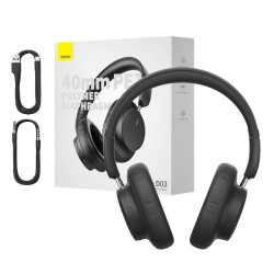Buy Baseus Wireless Headphones Bowie - D03 - Black in Cyprus, Nicosia, Limassol, Larnaka, Pafos