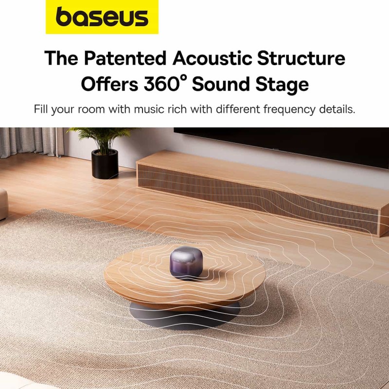 Buy Baseus Speaker Wireless - AeQur V2 - Midnight Purple in Cyprus, Nicosia, Limassol, Larnaka, Pafos