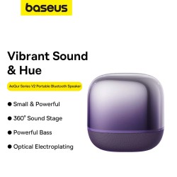 Buy Baseus Speaker Wireless - AeQur V2 - Midnight Purple in Cyprus, Nicosia, Limassol, Larnaka, Pafos