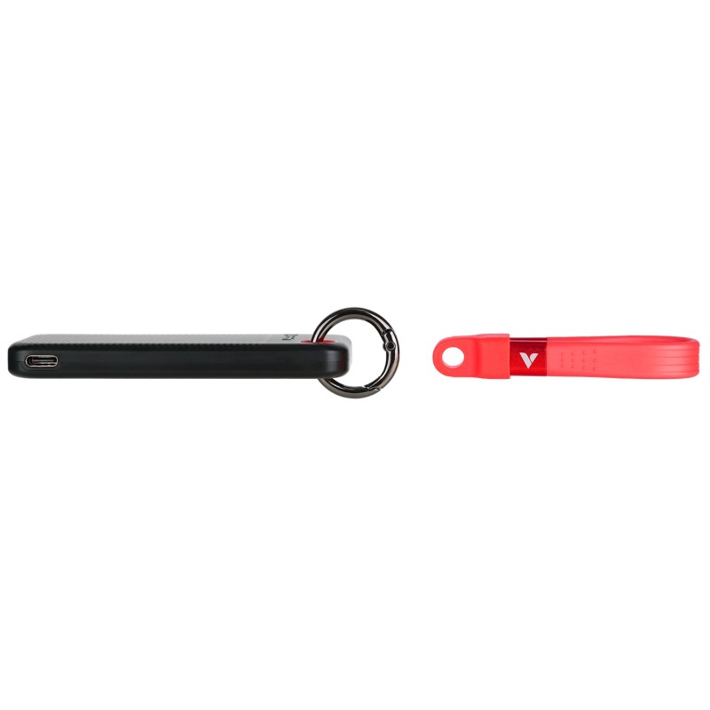 Buy Verbatim SSD Portable Pocket Keyring - 3.2 Gen2 1TB Black Red in Cyprus, Nicosia, Limassol, Larnaka, Pafos