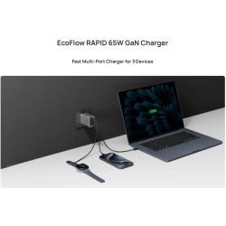 Buy EcoFlow RAPID 65W GaN Charger UK - including 100W USB-C Cable in Cyprus, Nicosia, Limassol, Larnaka, Pafos