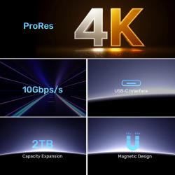 Buy Unitek USB-C NVME PCIe M2 2230 Magnetic SSD Enclosure - S1244A - 10Gbps PD100W in Cyprus, Nicosia, Limassol, Larnaka, Pafos