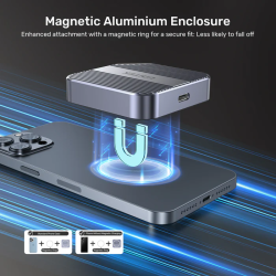 Buy Unitek USB-C NVME PCIe M2 2230 Magnetic SSD Enclosure - S1244A - 10Gbps PD100W in Cyprus, Nicosia, Limassol, Larnaka, Pafos