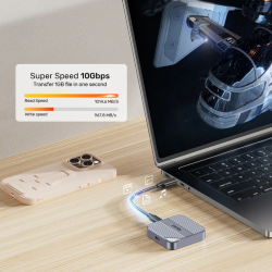 Buy Unitek USB-C NVME PCIe M2 2230 Magnetic SSD Enclosure - S1244A - 10Gbps PD100W in Cyprus, Nicosia, Limassol, Larnaka, Pafos