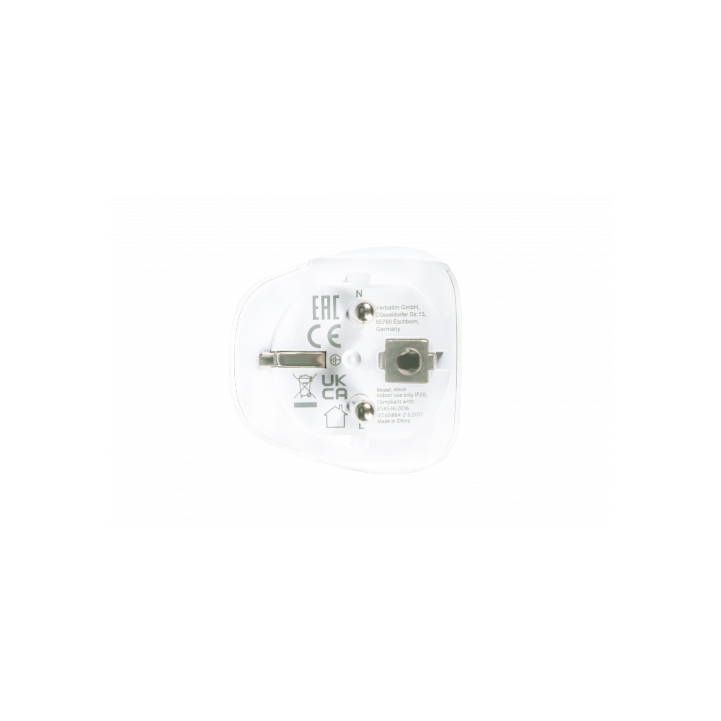 Verbatim Travel Adaptor - WTEU-02 - World to Europe — Buy in Cyprus with Fast Delivery