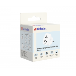 Buy Verbatim Travel Adaptor - WTEU-02 - World to Europe in Cyprus, Nicosia, Limassol, Larnaka, Pafos
