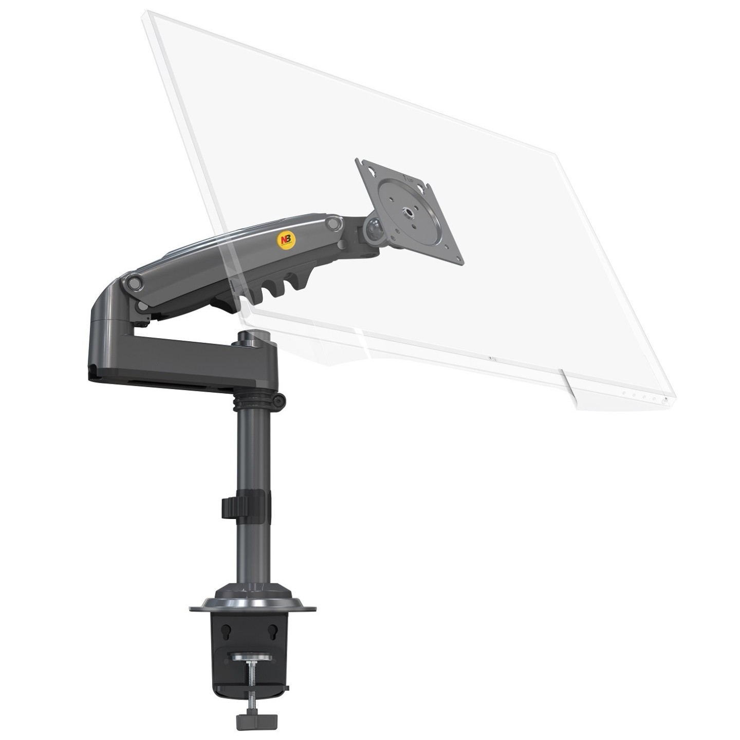 North Bayou NB H100 Single Arm Gas Spring Monitor Mount 22-35" (Retail) — Buy in Cyprus with Fast Delivery