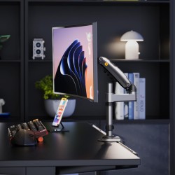 Buy NBMounts H100 Single Arm Gas Desktop Monitor Mount (upgraded version) in Cyprus, Nicosia, Limassol, Larnaka, Pafos