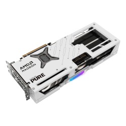 Sapphire PURE Radeon RX 9070 XT - 16GB GDDR6 - 3010 MHz Boost - White Tri-X 3-Fan OC (UEFI) (Boxed)
