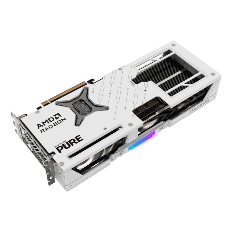 Buy Sapphire PURE Radeon RX 9070 XT - 16GB GDDR6 - 3010 MHz Boost - White Tri‑... in Cyprus, Nicosia, Limassol, Larnaka, Pafos