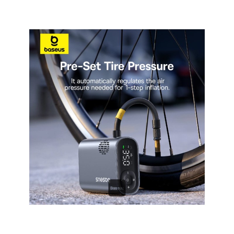 Buy Baseus VA Motorcycle Bicycle Scooter Primetrip Series Air Inflator - Air Inf... in Cyprus, Nicosia, Limassol, Larnaka, Pafos