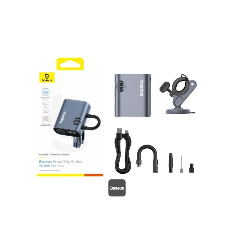 Buy Baseus VA Motorcycle Bicycle Scooter Primetrip Series Air Inflator - Air Inf... in Cyprus, Nicosia, Limassol, Larnaka, Pafos