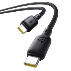 Baseus Silky Series USB-C to USB-C 2m 100W Cable - Black (Boxed) — Buy in Cyprus with Fast Delivery