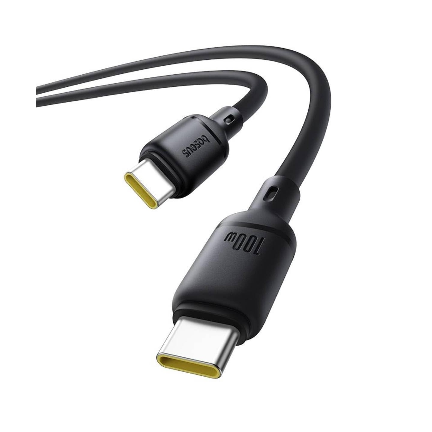 Baseus Silky Series USB-C to USB-C 2m 100W Cable - Black (Boxed) — Buy in Cyprus with Fast Delivery