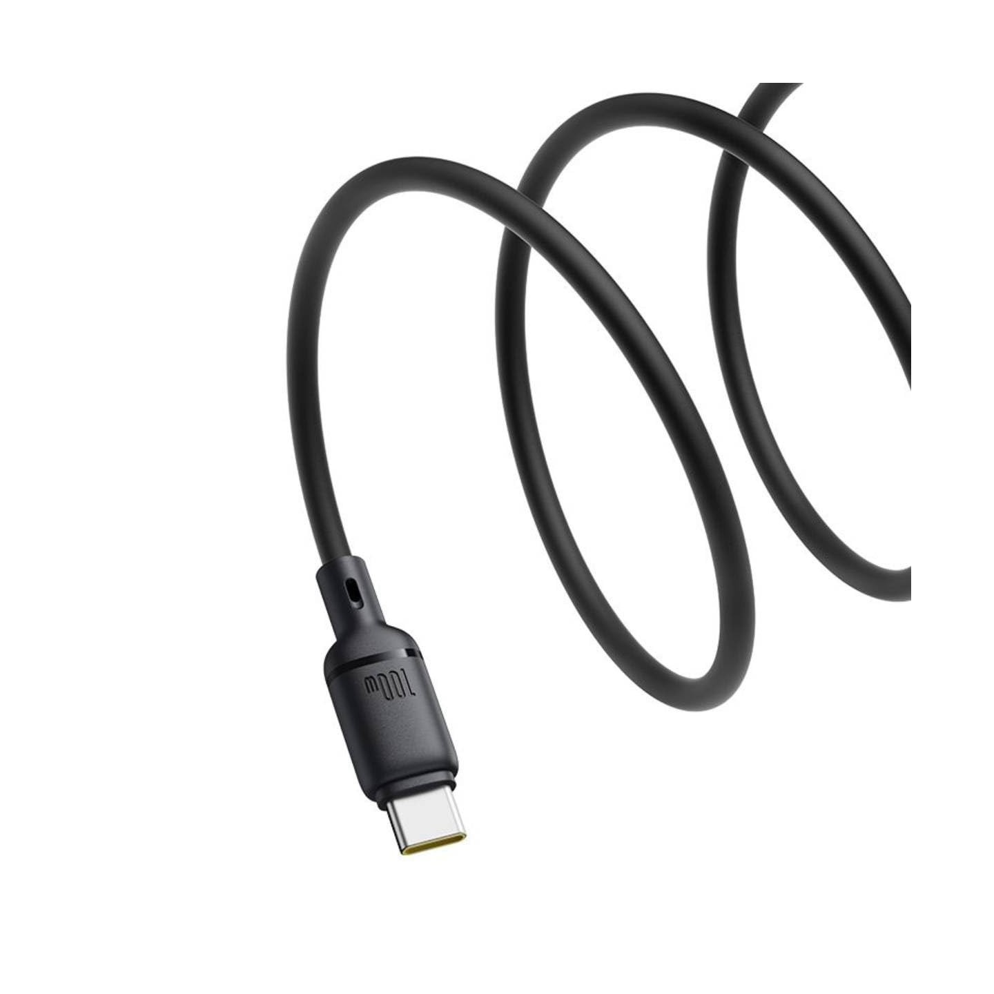 Baseus Silky Series USB-C to USB-C 2m 100W Cable - Black (Boxed) — Buy in Cyprus with Fast Delivery