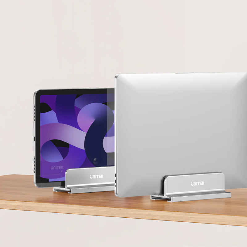 Buy Unitek Stand for Laptop Adjustable Vertical Holder - OT172GY - Adjustable Ve... in Cyprus, Nicosia, Limassol, Larnaka, Pafos