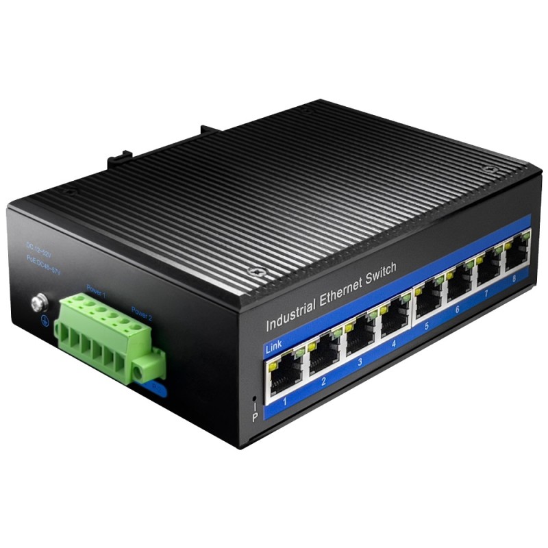 Buy Cudy Switch PoE Gigabit 8PoE Industrial 240W IP40 - IG1008P - PoE, Gigabit, ... in Cyprus, Nicosia, Limassol, Larnaka, Pafos