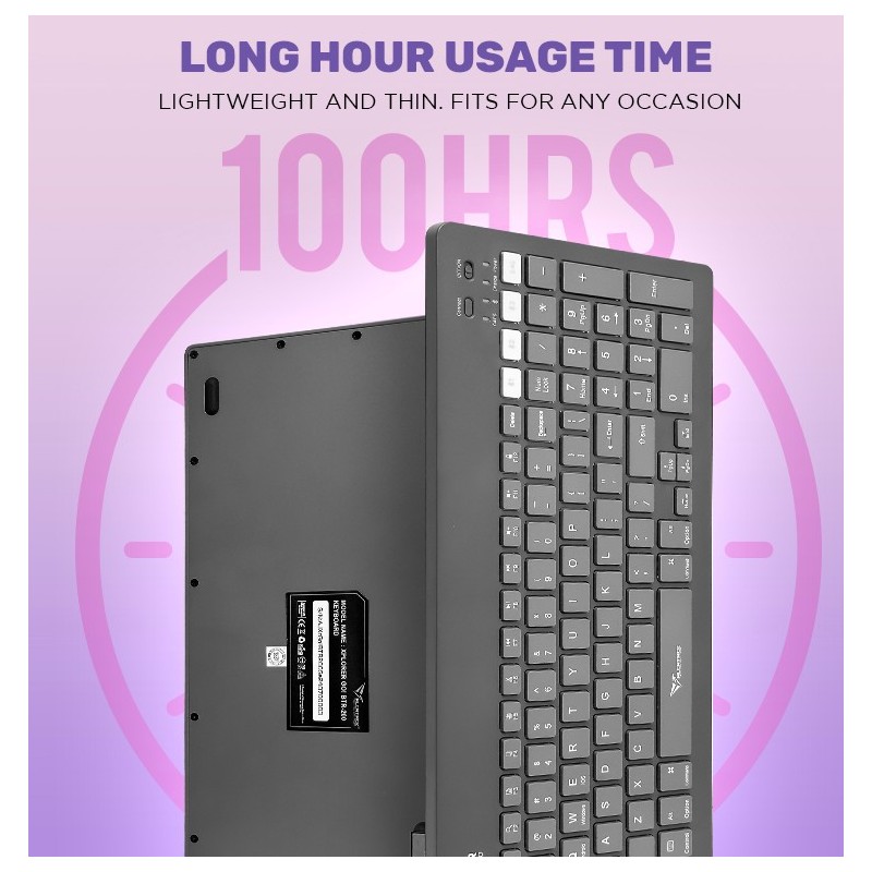 Alcatroz XPLORER GO! BTR-200 Wireless Mini Keyboard 2.4G+BT - ALC-XPLORER-GO-BTR-200 (Boxed)