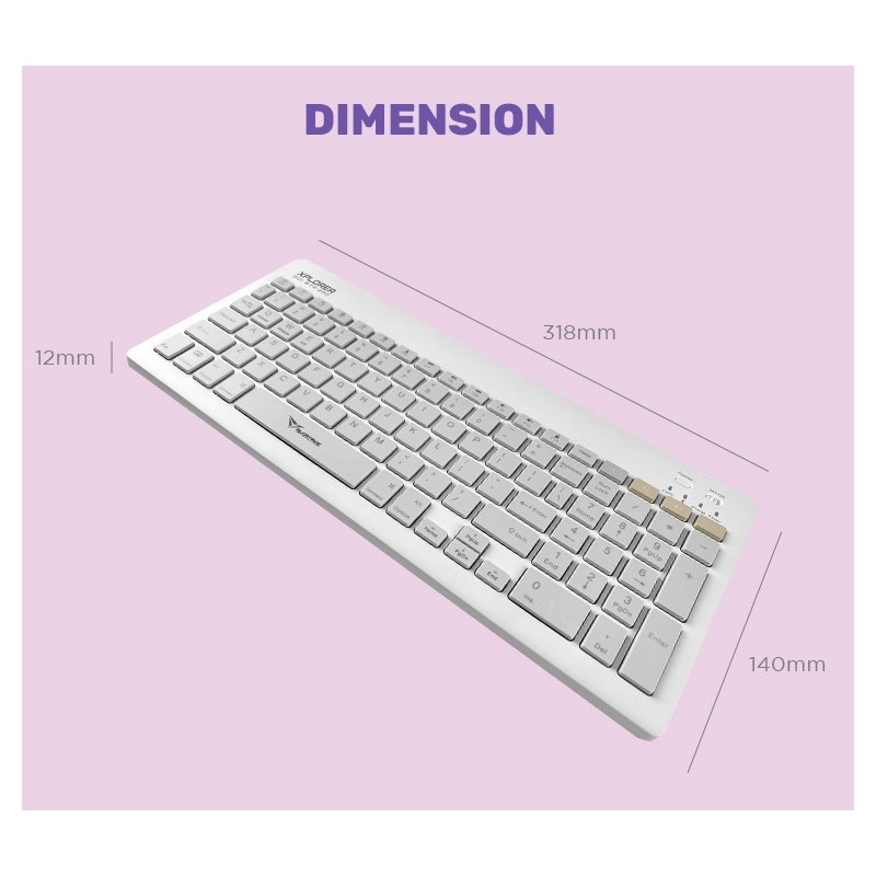 Buy Alcatroz XPLORER GO! Wireless Mini Keyboard - BTR 200 - Wireless, Mini Keybo... in Cyprus, Nicosia, Limassol, Larnaka, Pafos