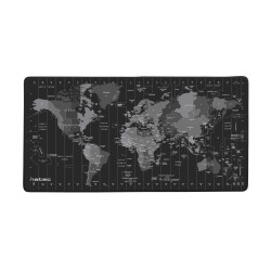 Buy Natec Time Zone Map XL Mousepad - Grey Black in Cyprus, Nicosia, Limassol, Larnaka, Pafos