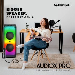Buy SonicGear 2 x 12'' Portable Karaoke Speaker - AudioXPro1200HD - 2 x Wireless... in Cyprus, Nicosia, Limassol, Larnaka, Pafos