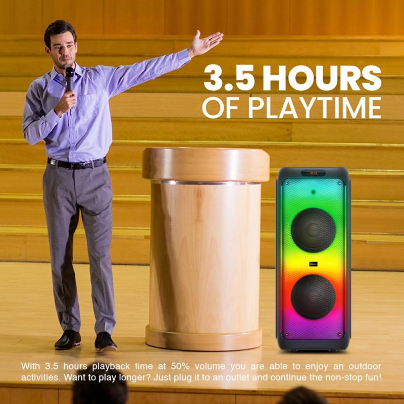 Buy SonicGear 2 x 12'' Portable Karaoke Speaker - AudioXPro1200HD - 2 x Wireless... in Cyprus, Nicosia, Limassol, Larnaka, Pafos