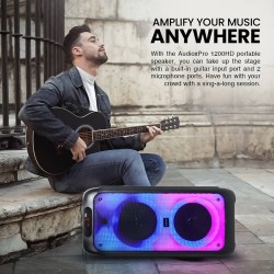 Buy SonicGear 2 x 12'' Portable Karaoke Speaker - AudioXPro1200HD - 2 x Wireless... in Cyprus, Nicosia, Limassol, Larnaka, Pafos