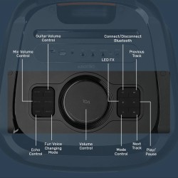 Buy SonicGear 2 x 12'' Portable Karaoke Speaker - AudioXPro1200HD - 2 x Wireless... in Cyprus, Nicosia, Limassol, Larnaka, Pafos