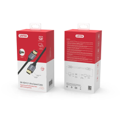 Unitek HDMI 2.1 8K HDR Cable - C138W - 2m Black Grey — Buy in Cyprus with Fast Delivery