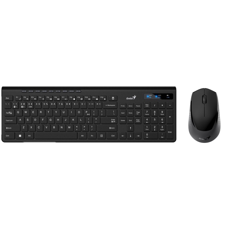 Buy Genius Keyboard-Mouse Set - SlimStar 8230 - Wireless+BT English in Cyprus, Nicosia, Limassol, Larnaka, Pafos
