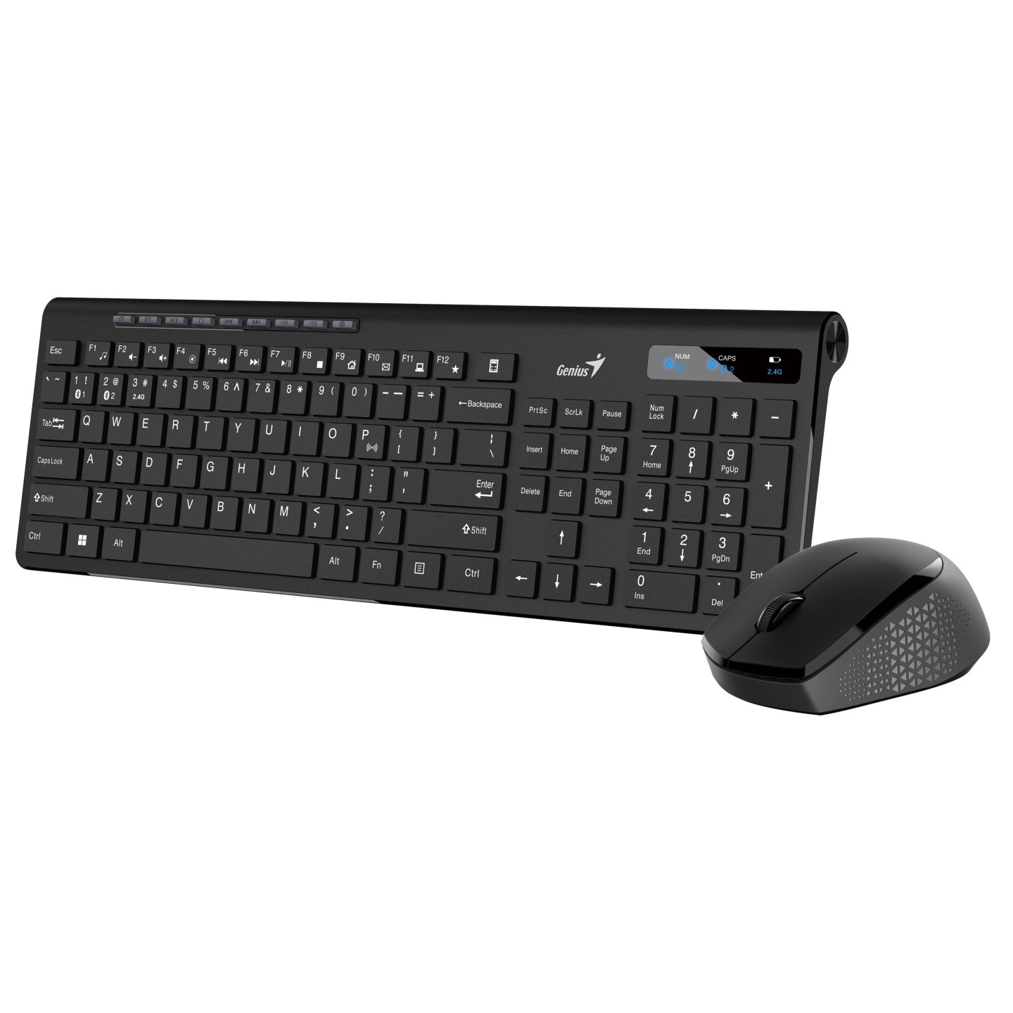 Genius SlimStar 8230 Wireless+BT Keyboard-Mouse Set English (Retail) — Buy in Cyprus with Fast Delivery