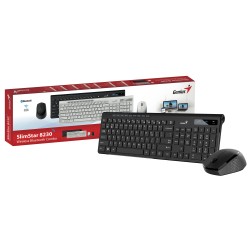 Buy Genius Keyboard-Mouse Set - SlimStar 8230 - Wireless+BT English in Cyprus, Nicosia, Limassol, Larnaka, Pafos