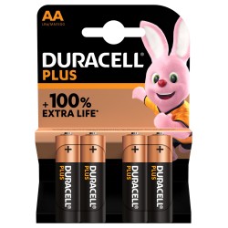 Buy Duracell Alkaline AA Plus Batteries - 4pcs in Cyprus, Nicosia, Limassol, Larnaka, Pafos