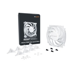 Buy Be Quiet Silent Wings 4 120mm PWM High-Speed Case Fan - White - BL115 in Cyprus, Nicosia, Limassol, Larnaka, Pafos