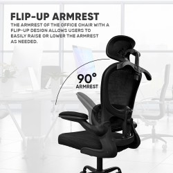 Buy Armaggeddon Office Chair Mesh - VERTEBRAE V3 - Black in Cyprus, Nicosia, Limassol, Larnaka, Pafos