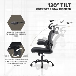 Buy Armaggeddon Office Chair Mesh - VERTEBRAE V3 - Black in Cyprus, Nicosia, Limassol, Larnaka, Pafos