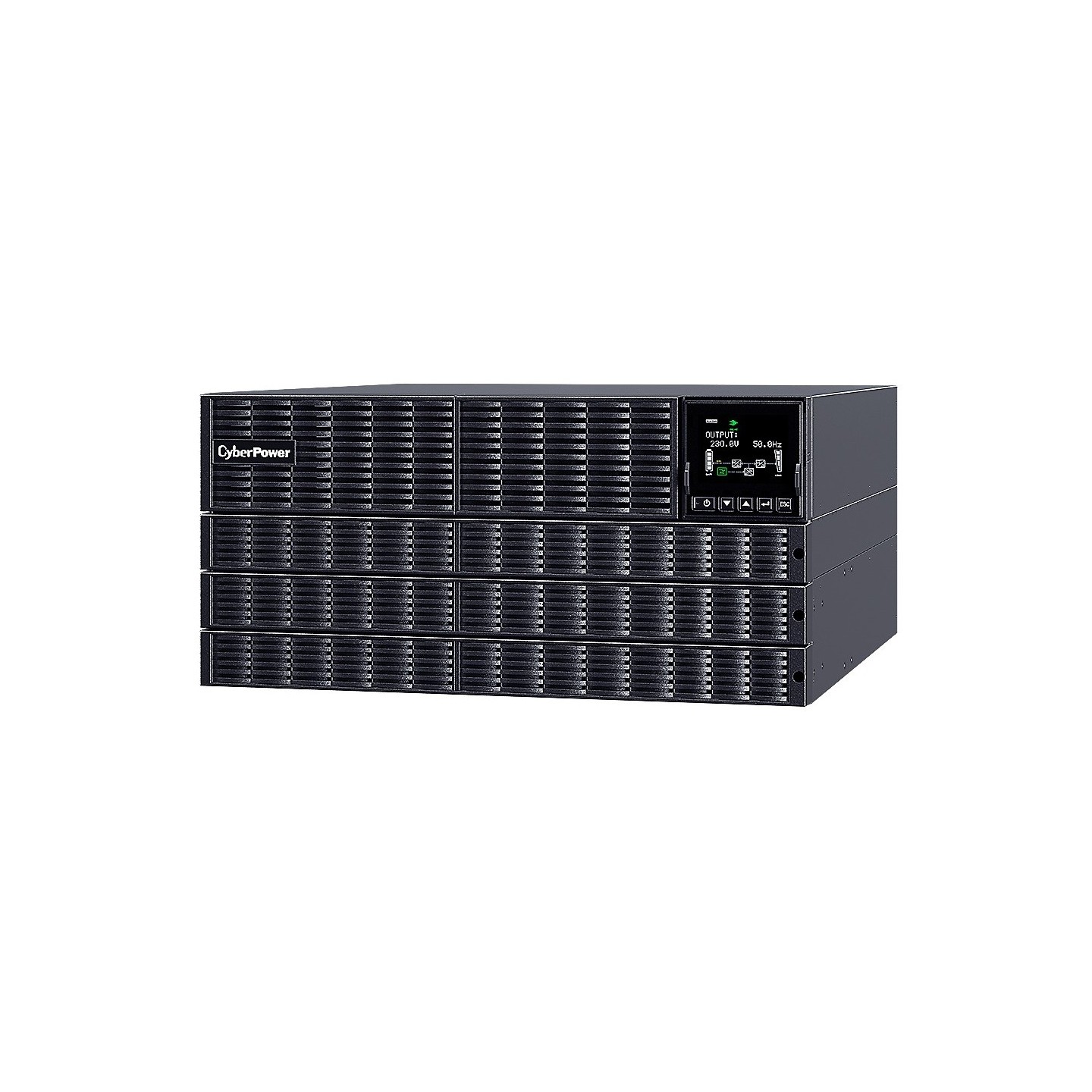 CyberPower - OLS6KERT5UM - 6000VA Online Rackmount Tower UPS with Colour LCD Display & Integrated Bypass PDU