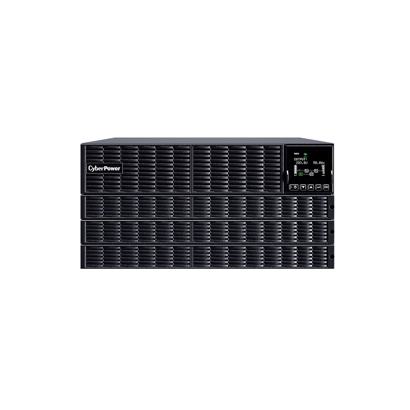 CyberPower - OLS6KERT5UM - 6000VA Online Rackmount Tower UPS with Colour LCD Display & Integrated Bypass PDU