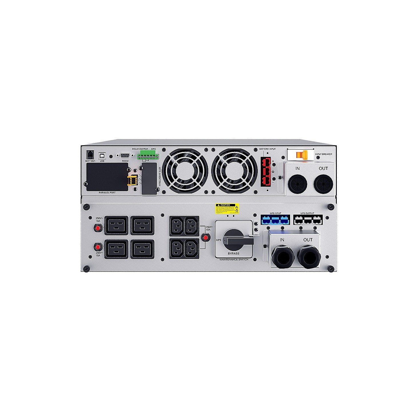 CyberPower - OLS6KERT5UM - 6000VA Online Rackmount Tower UPS with Colour LCD Display & Integrated Bypass PDU