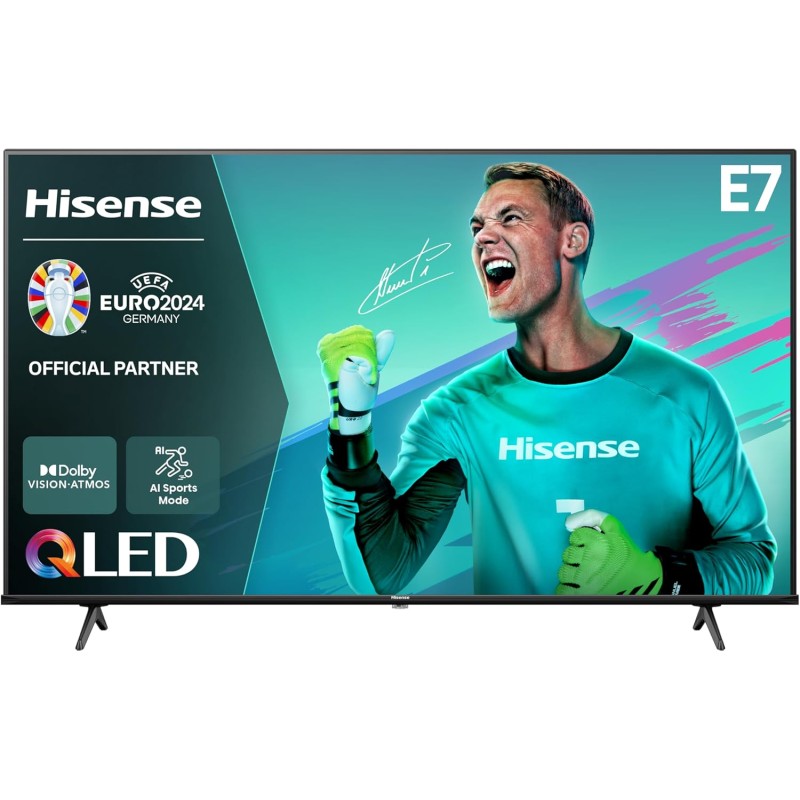 Buy Hisense TV - 75E7NQ - 75'' 4K Smart QLED TV in Cyprus, Nicosia, Limassol, Larnaka, Pafos