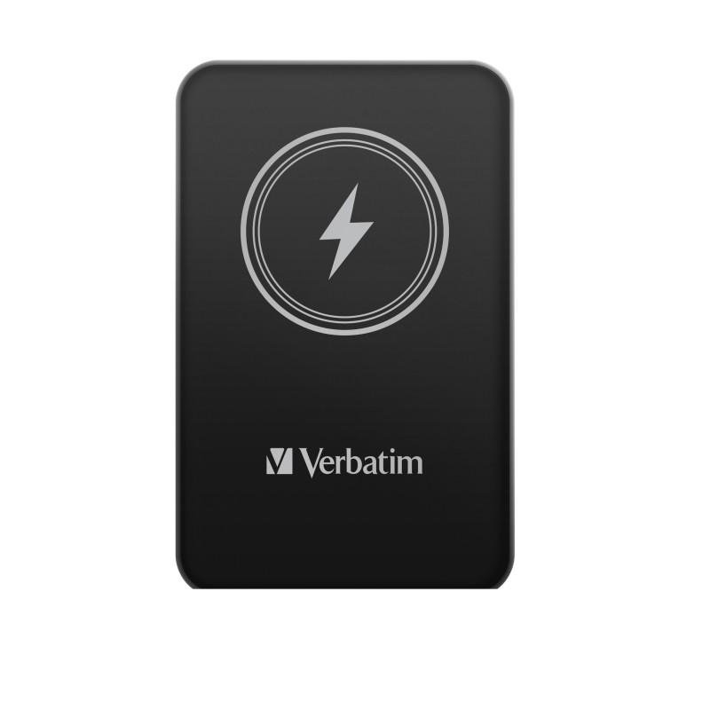 Buy Verbatim Wireless Magnetic Slim Powerbank - Qi2 15W 5000mAh Black in Cyprus, Nicosia, Limassol, Larnaka, Pafos