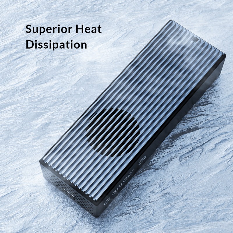 Buy Orico USB-C 3.2 M2 NVME SSD Aluminum Enclosure - M2PVC3-G20 - Black in Cyprus, Nicosia, Limassol, Larnaka, Pafos