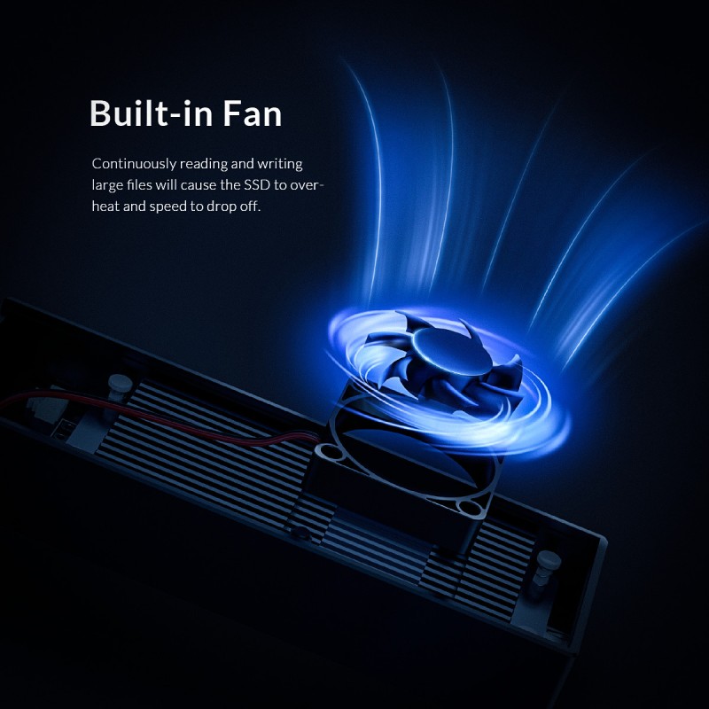 Buy Orico USB-C 3.2 M2 NVME SSD Aluminum Enclosure - M2PVC3-G20 - Black in Cyprus, Nicosia, Limassol, Larnaka, Pafos